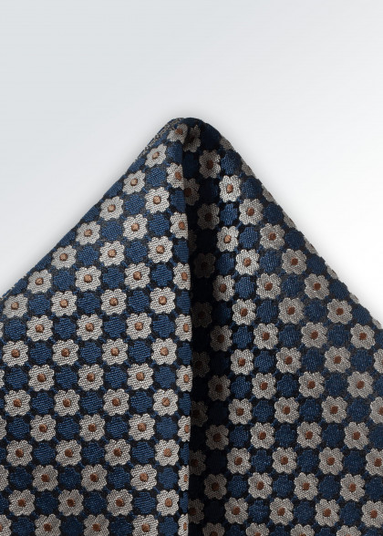 Pochetten aus dem gleichen Stoff und Farbe