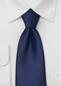 Clip-stropdas donkerblauw