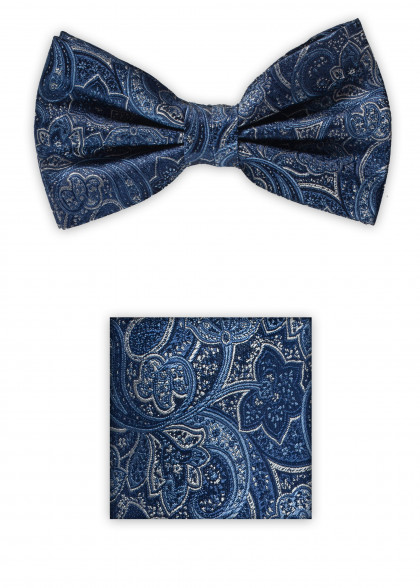 Set vlinderdas aus dem gleichen Stoff und Farbe