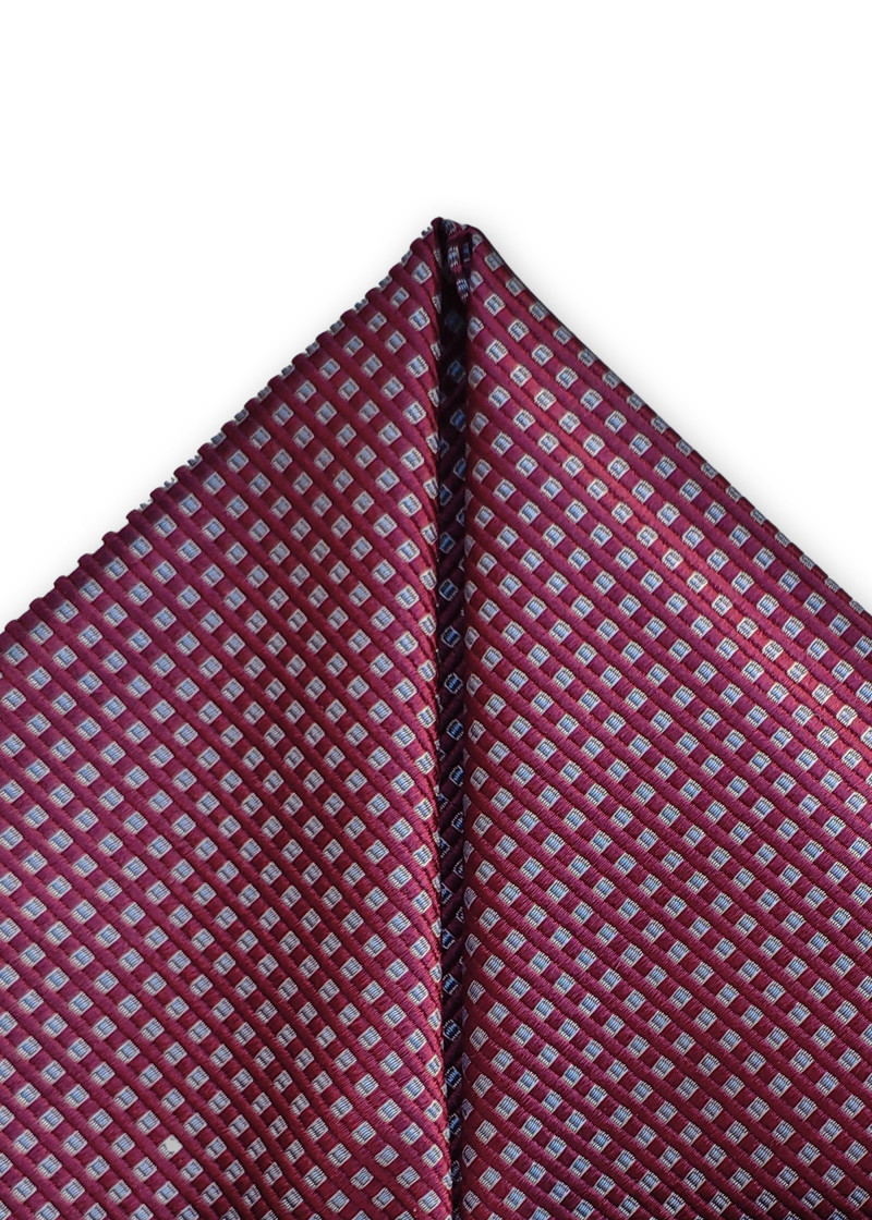 Zakdoek structuur bordeaux