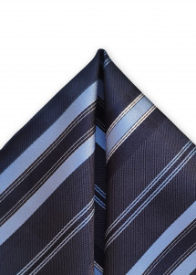 Decoratieve sjaal gestreept marineblauw