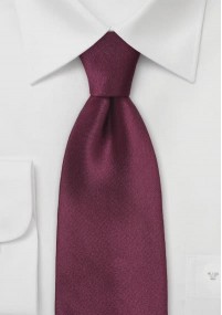 Zakelijke stropdas satijn bordeaux rood