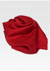 Dames sjaal zijde rood effen