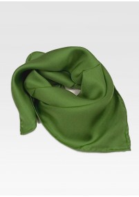 Dames sjaal zijde groen effen