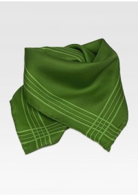 Sjaal groen gestreepte rand