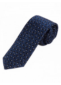 Krawatte Tupfen navyblau