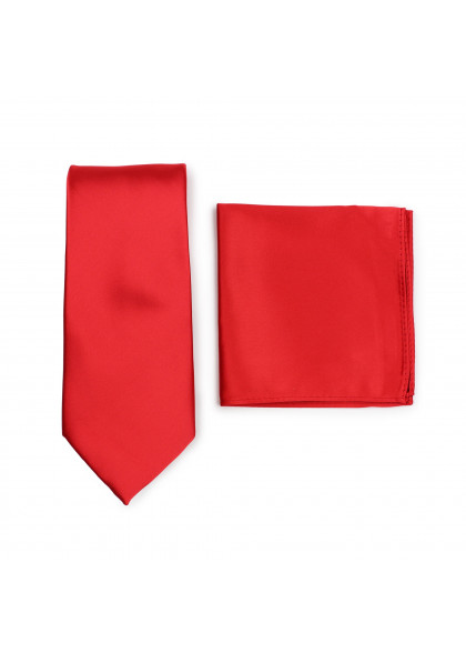 Set stropdas aus dem gleichen Stoff und Farbe