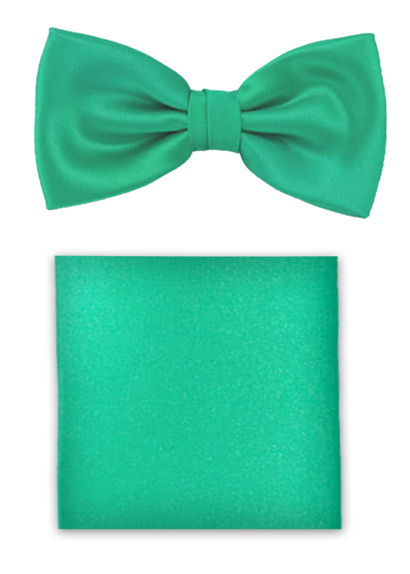 Pastelgroene vlinderdassenset voor mannen