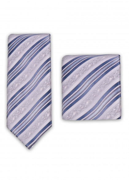 Set stropdas aus dem gleichen Stoff und Farbe