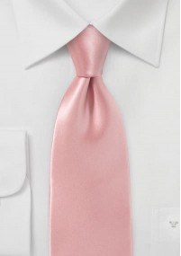 Krawatte italienische Seide rosa unifarben