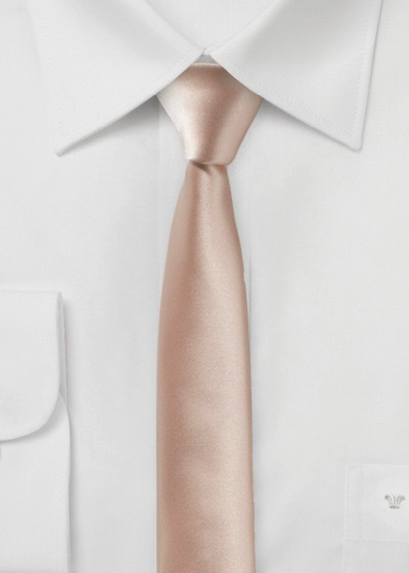 Extra slanke mannen stropdas roos