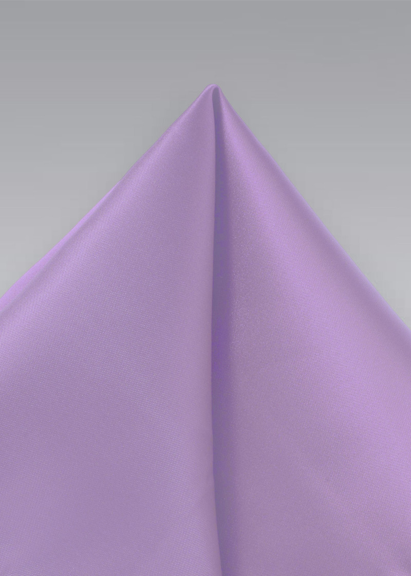 Satijnen lila pochet (microvezel)