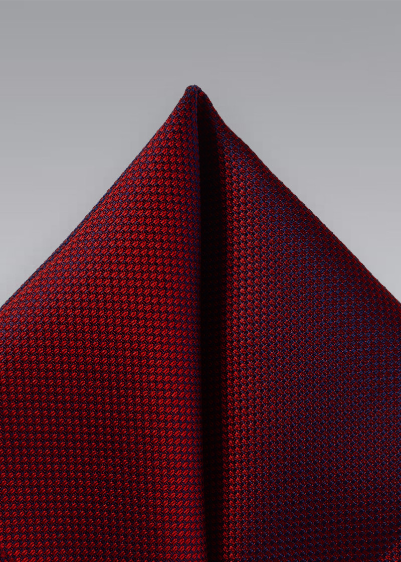 Cavalieri sjaal rasterzijde - rood met blauwe