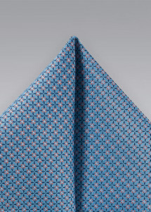 Puccini pochet - staalblauw met...