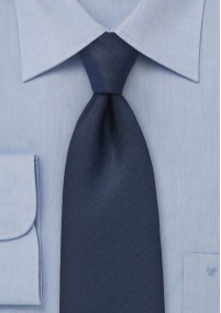 XXL stropdas effen marimeblauw