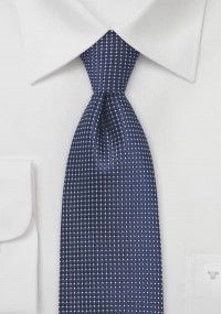 XXL stropdas met struktuur donkerblauw...