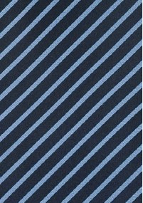 XXL-Kravatte Streifen-Pattern hellblau navy