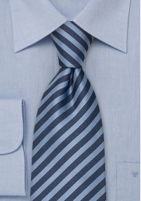 Clip stropdas blauw