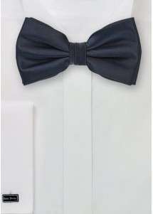 Heren vlinderstrik microfiber donkerblauw