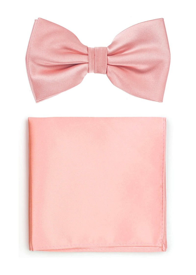 Strik en zakdoek in roze