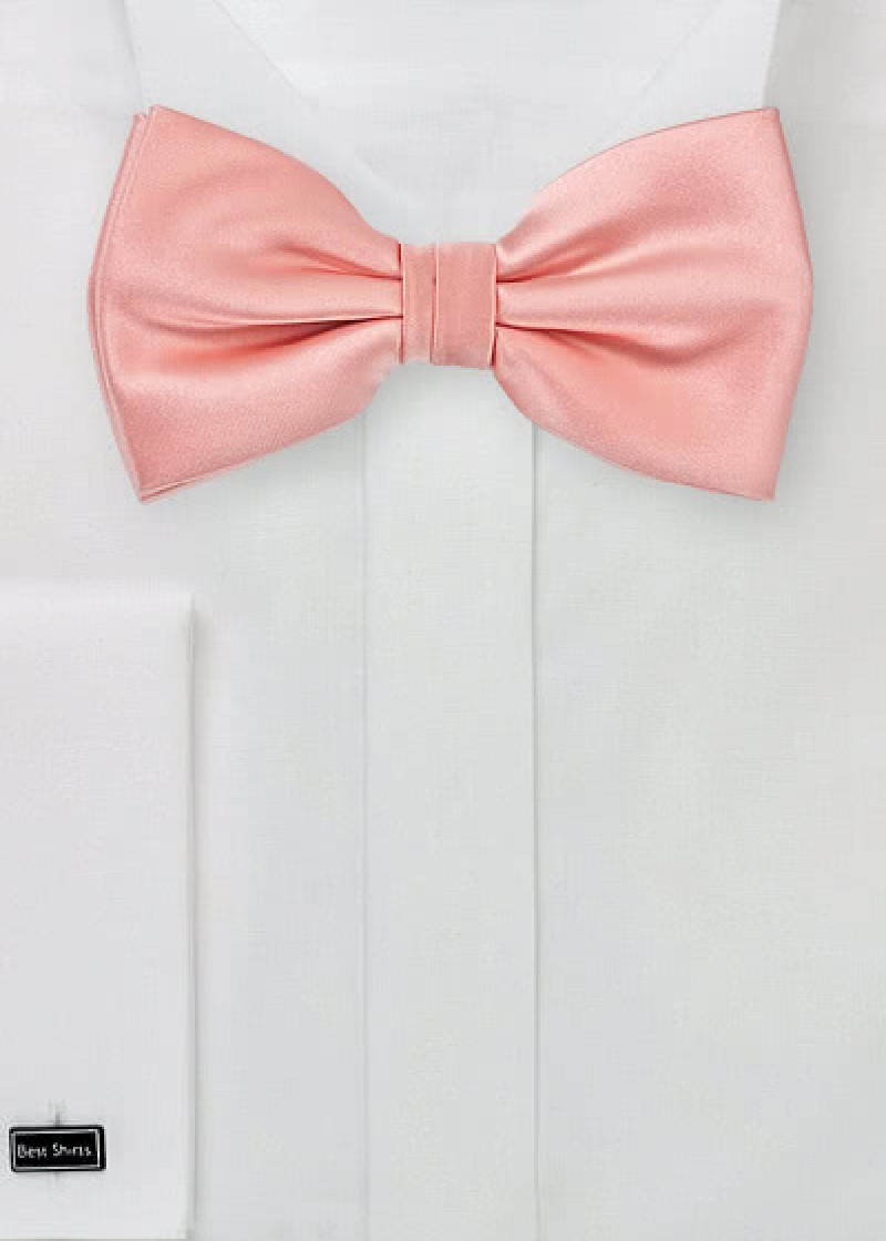 Heren vlinderstrik microfiber roze