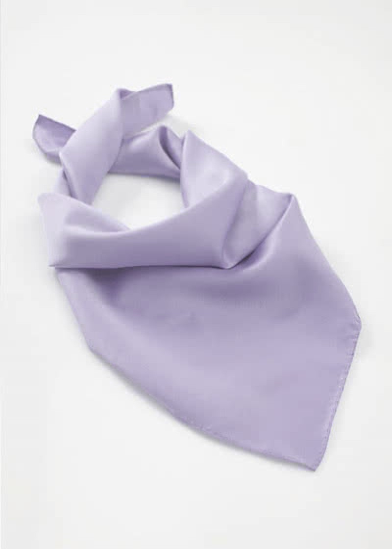Dames sjaal licht paars poly-fiber