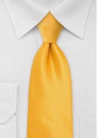Clip-Krawatte in gelb