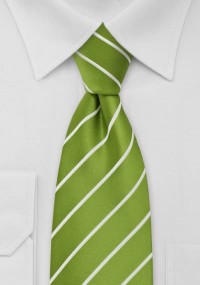 Lange stropdas gestreept wit en...