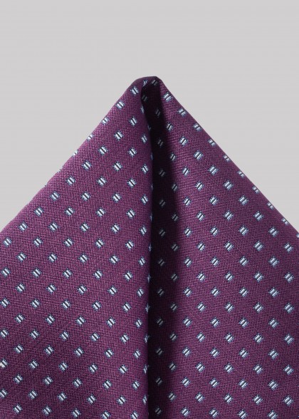 Pochetten aus dem gleichen Stoff und Farbe