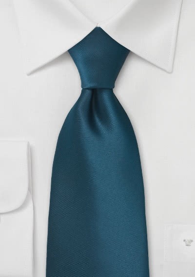 XXL-Krawatte aquamarinblau unifarben XXL-Krawatte aquamarinblau unifarben