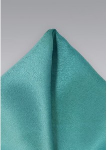 Pochet microfiber turkoois