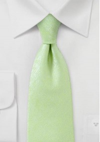 Modieuze stropdas effen lichtgroen...