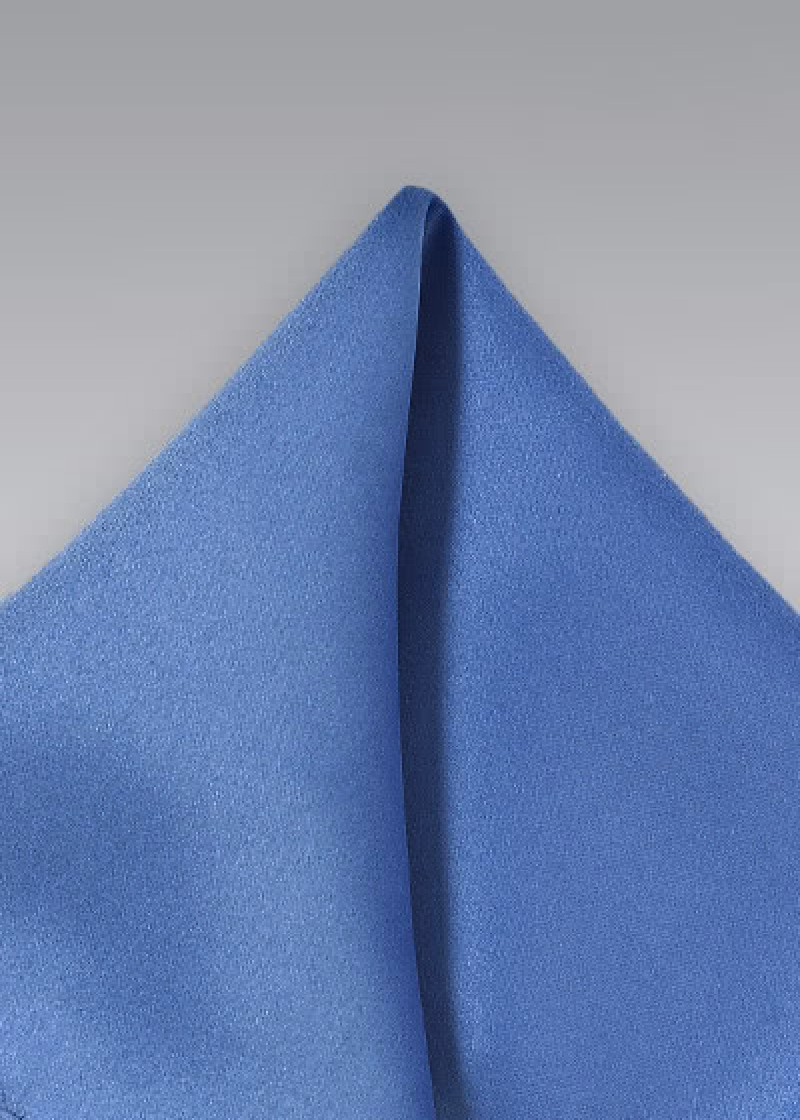 Pochet lichtblauw microfiber