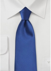 Modieuze blauwe stropdas van microfiber