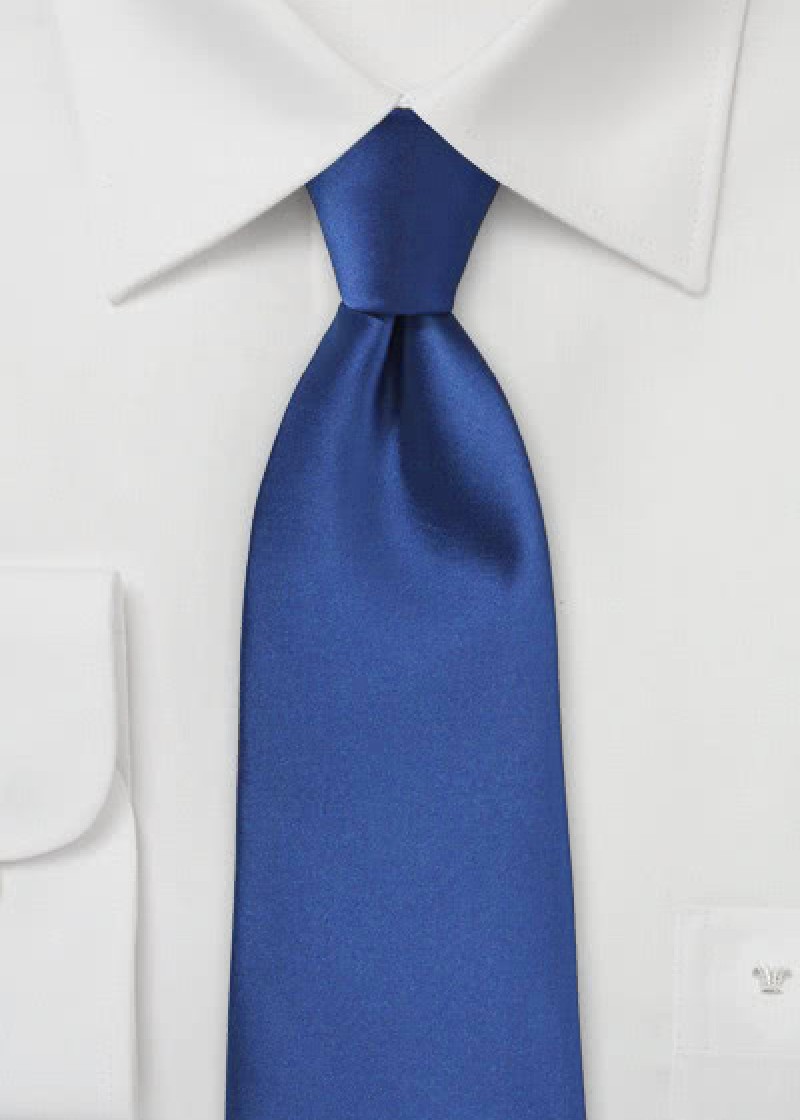 Veiligheidsstropdas microfiber blauw