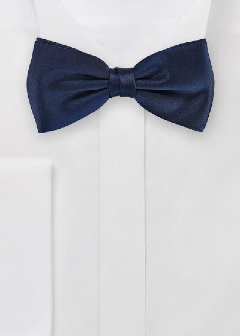 Vlinderstrik donkerblauw
