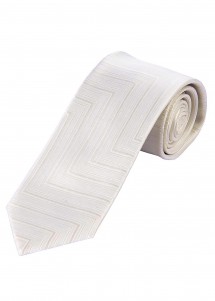Stropdas crème structuur decor