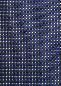 Clip-Krawatte strukturiert blau fast metallisch glänzend