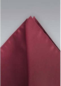 Effen wijnrode pochette
