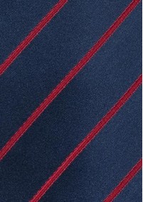 Krawatte Business-Linien navy rot