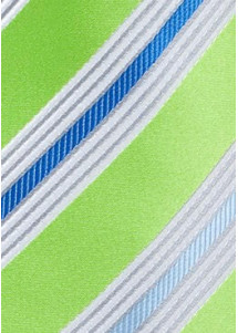 Krawatte Multi-Linien giftgrün