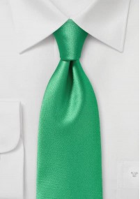 Business stropdas microfiber effen groen