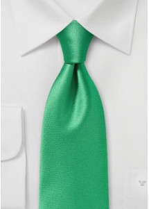 Business stropdas microfiber effen groen