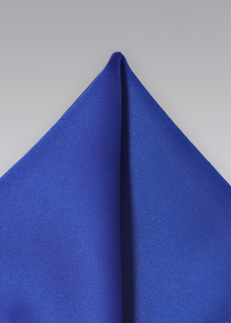 Pochet microfiber blauw