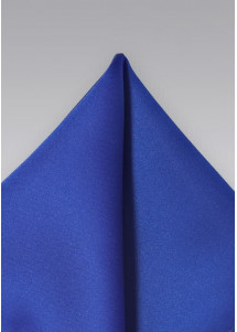 Pochet microfiber blauw