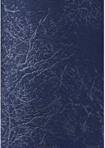 Party-Krawatte navy Leder-Optik