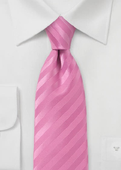 Linien-Kravatte pink
