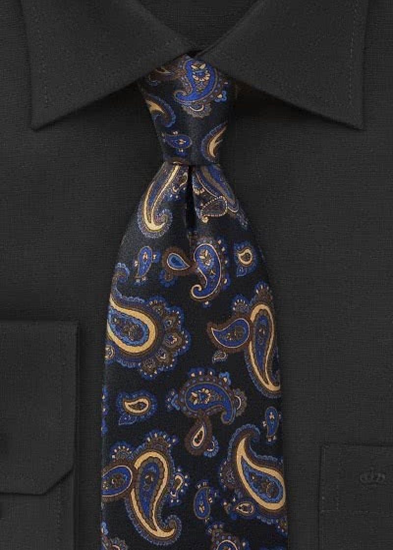 Heren stropdas met traditioneel Paisley motief