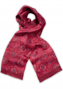 Tuchschal rot Paisleymotiv