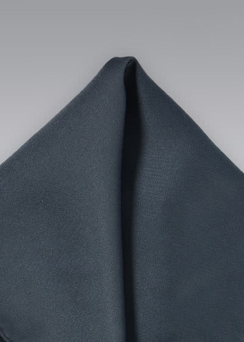 Pochet microfiber donkergrijs